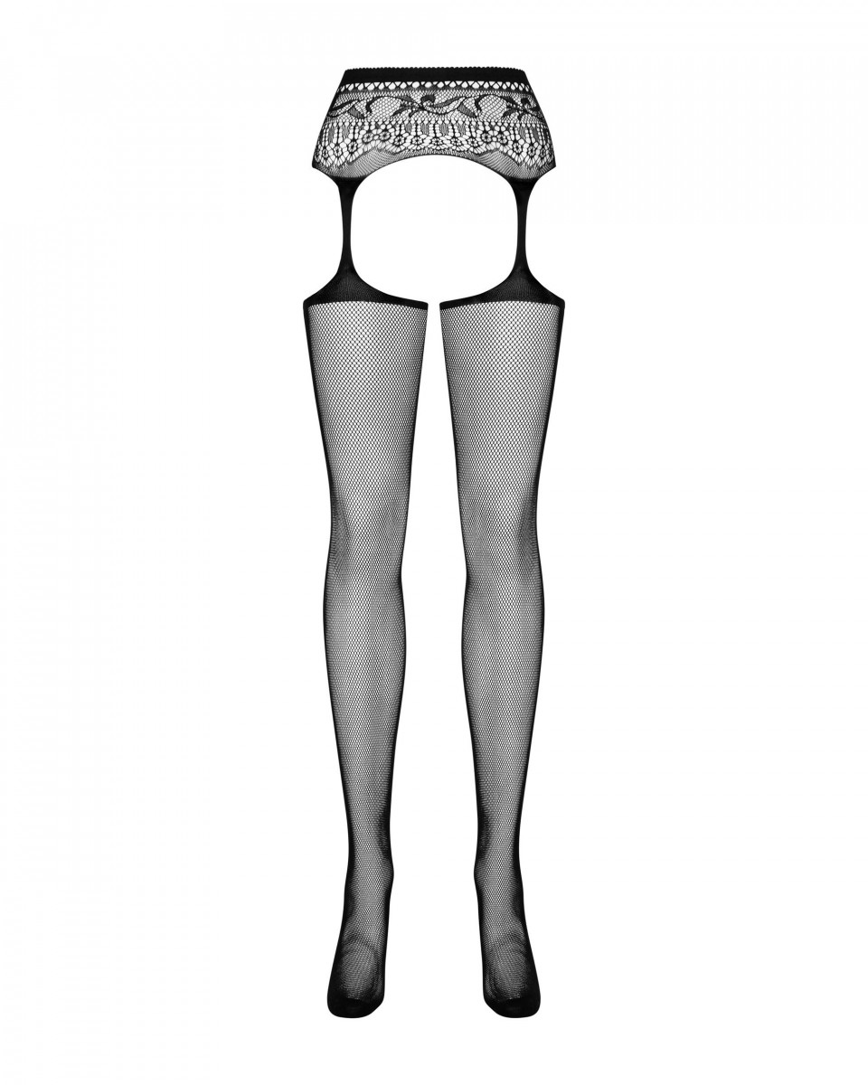 Garter Stockings Czarne, Bielizna Erotyczna, S307