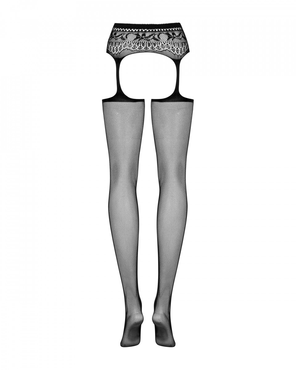 Garter Stockings Czarne, Bielizna Erotyczna, S307